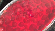 Torta gelada de morango