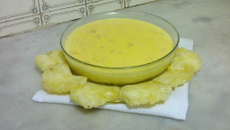 Gelatina delícia de abacaxi