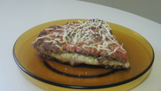 Torta de carne aos quatro queijos