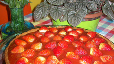 Cheesecake de morango da Vitória Julianna