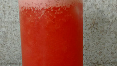 Suco de melancia refrescante