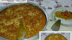 Bolo de fubá com açúcar mascavo do Lúcio Cezar