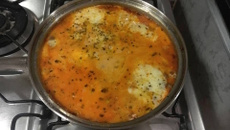 Lasanha de berinjela de frigideira