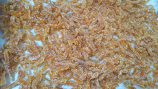 Casca de mexerica cristalizadas