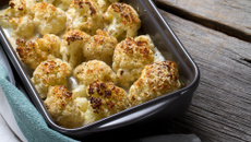 Couve-flor assada na maionese