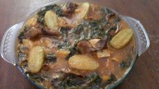 Vaca atolada diferente