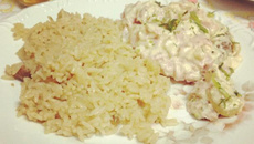 Bife acebolado com maionese