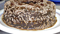 Chocomousse com chocolate amargo