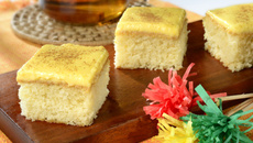 Bolo de coco com creme de milho