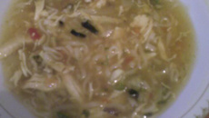 Sopa de frango super light