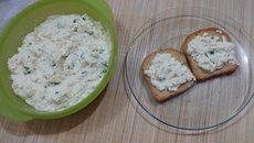 Patê de ricota e iogurte