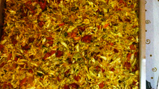 Repolho com calabresa ao forno