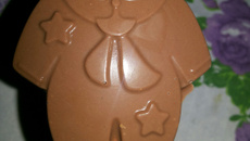 Pirulito de chocolate colorido