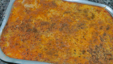 Arroz de forno à parmegiana