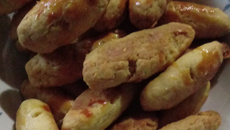 Salgadinho de queijo de forno