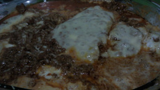 Lasanha de carne moída