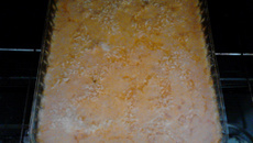 Fricassê de frango com creme de milho