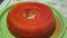 Pudim de pão amanhecido com coco