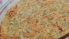 Escondidinho de batata doce com carne moída