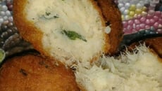Bolinho tradicional de bacalhau