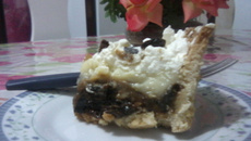 Torta de ameixa (duas camadas)