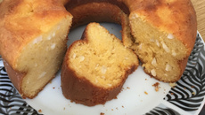 Bolo de fubá no liquidificador