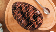 Ovo de Páscoa de brownie