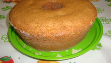 Bolo de fubá da Sandra