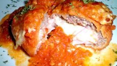 Polpetone de carne recheado