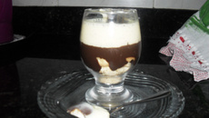 Torta desconstruida de maracujá