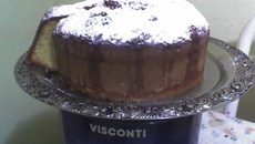 Bolo de laranja com casca