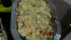 Legumes ao molho branco