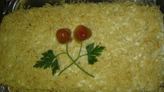 Bolo salgado de pão de forma