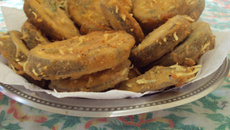 Berinjela com parmesão