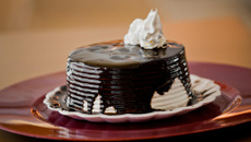 Bolo de chocolate com creme