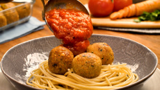 Almôndega de grão-de-bico