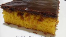 Cobertura de chocolate para bolo