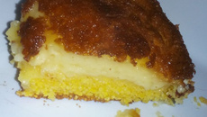 Broa mineira de duas camadas, cremosa e solida no liquidificador