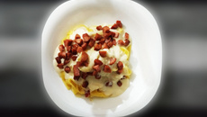 Suflê de couve-flor e frango