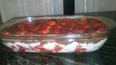 Torta gelada de morango