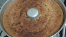 Bolo de macaxeira ou aipim