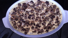 Sorvete de creme com Bis