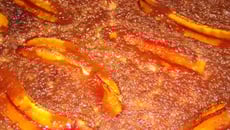 Bolo de pão francês com banana