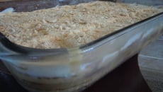 Torta de bolacha aos 3 cremes