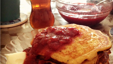 Panqueca americana de abóbora