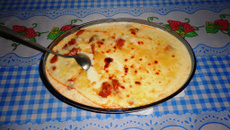 Nhoque preguiçoso de abóbora