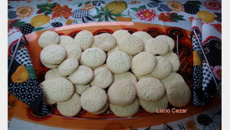 Bolachinhas de maizena com raspas de limão