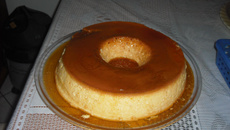 Pudim de leite condensado Moça