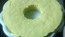 Pudim de abacate gelado