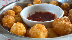 Pão de queijo frito da Kathleen